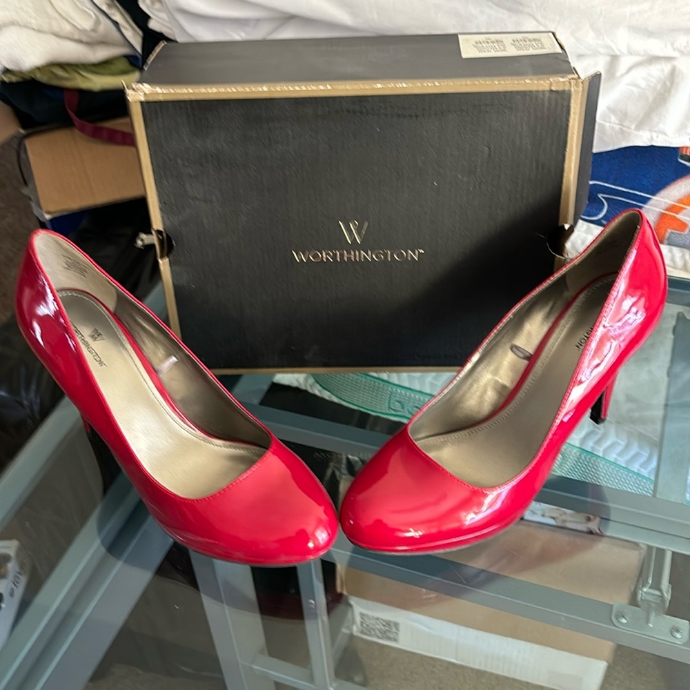 Red high heels